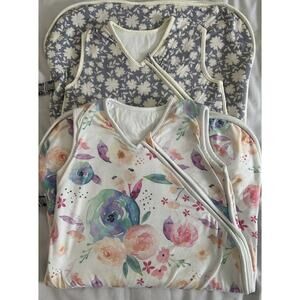 Set Of 2 Copper Pearl 6-12 Month Sleep Sacks Bloom & Lacie Print